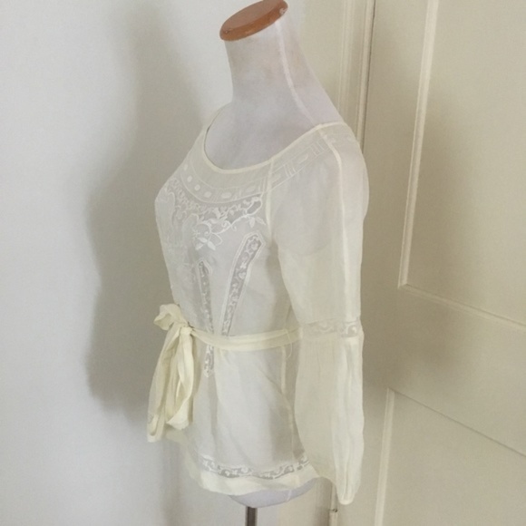 Theory Tops - Theory Peasant Blouse